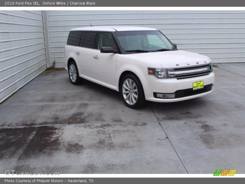 Oxford White / Charcoal Black 2019 Ford Flex SEL