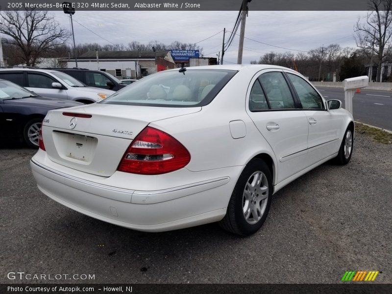 Alabaster White / Stone 2005 Mercedes-Benz E 320 4Matic Sedan