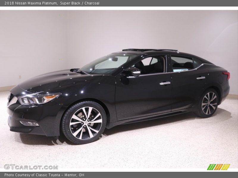Super Black / Charcoal 2018 Nissan Maxima Platinum