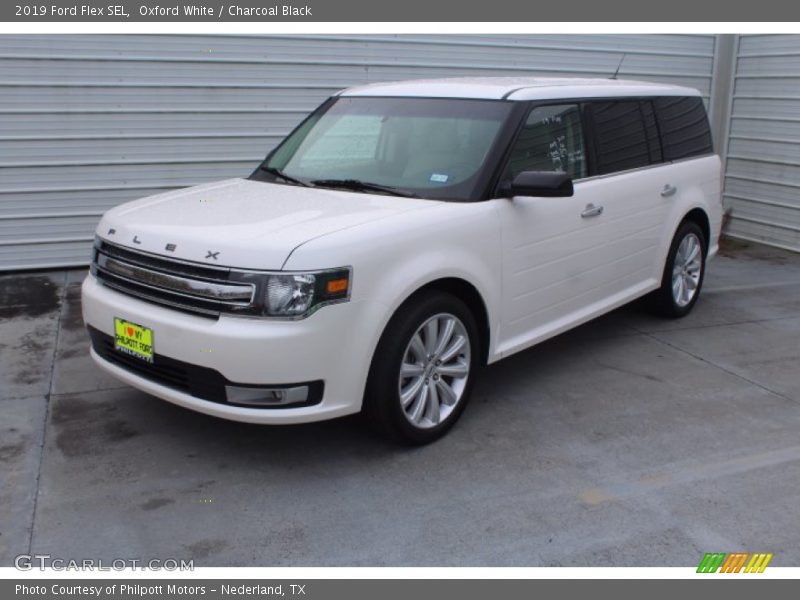 Oxford White / Charcoal Black 2019 Ford Flex SEL