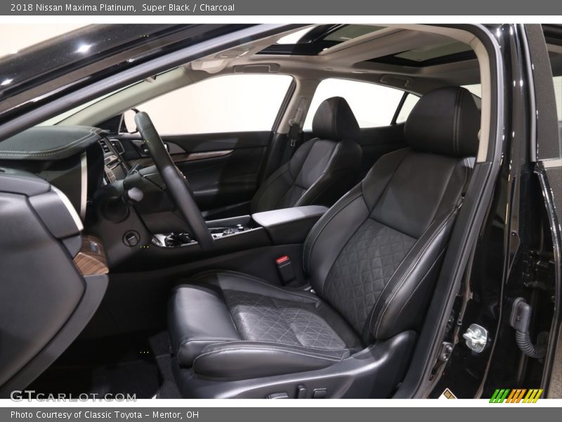 Super Black / Charcoal 2018 Nissan Maxima Platinum