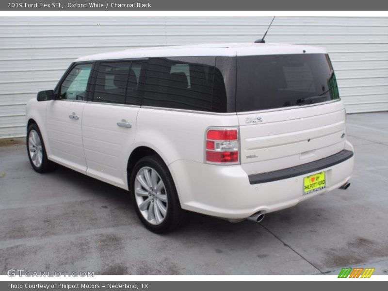 Oxford White / Charcoal Black 2019 Ford Flex SEL