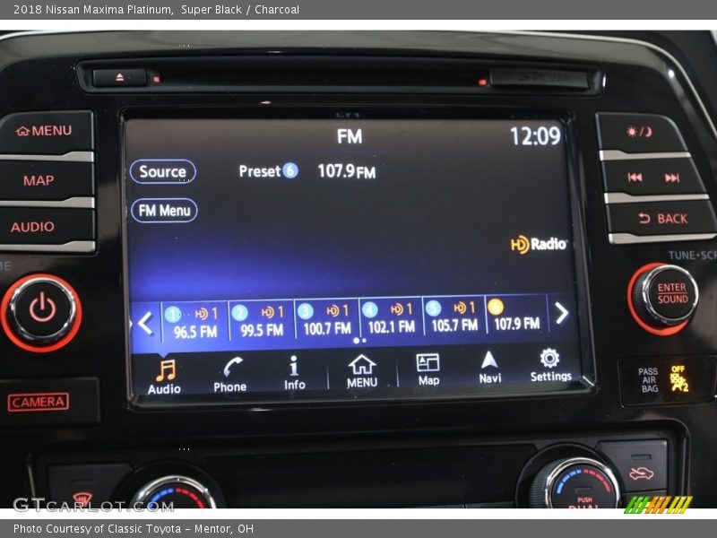 Super Black / Charcoal 2018 Nissan Maxima Platinum