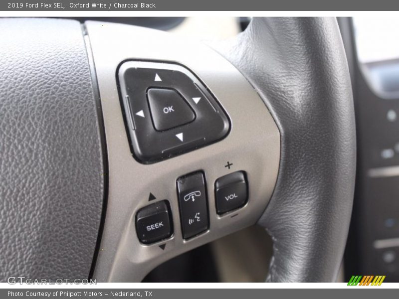 Oxford White / Charcoal Black 2019 Ford Flex SEL