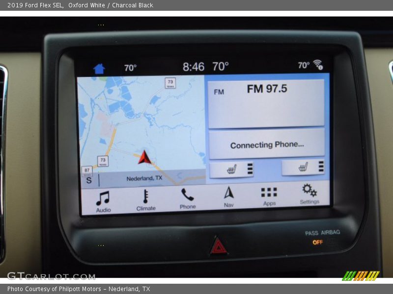 Oxford White / Charcoal Black 2019 Ford Flex SEL