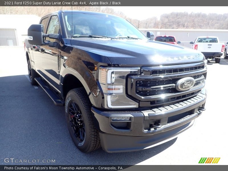 Agate Black / Black 2021 Ford F250 Super Duty Lariat Crew Cab 4x4