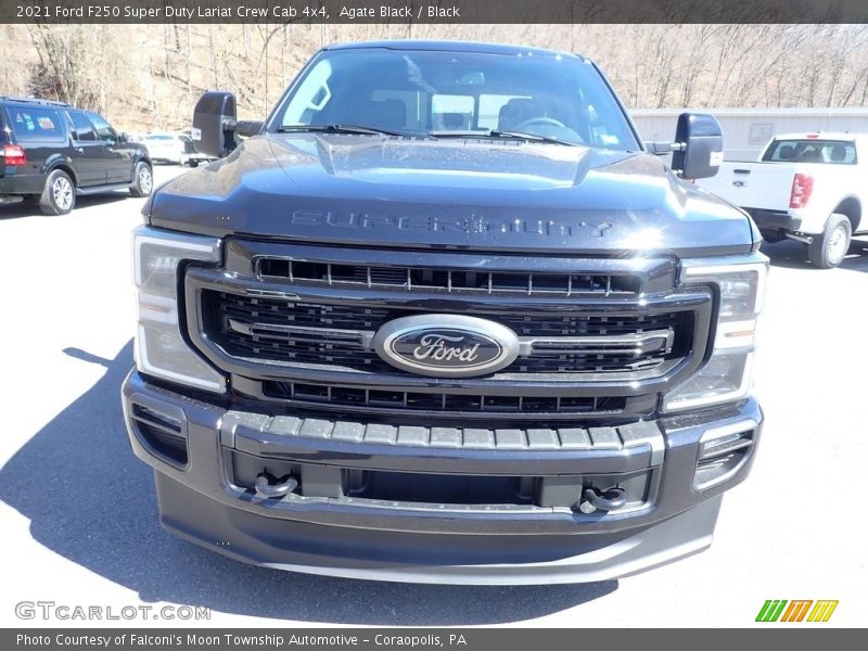 Agate Black / Black 2021 Ford F250 Super Duty Lariat Crew Cab 4x4