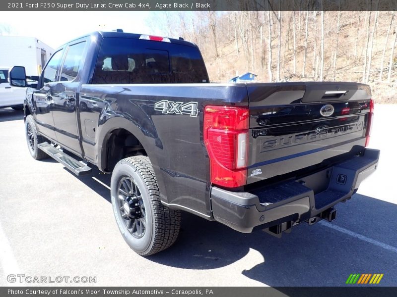 Agate Black / Black 2021 Ford F250 Super Duty Lariat Crew Cab 4x4