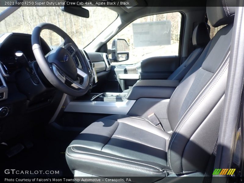 Agate Black / Black 2021 Ford F250 Super Duty Lariat Crew Cab 4x4