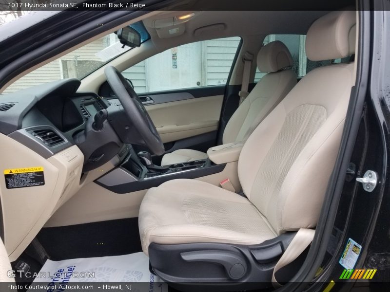 Phantom Black / Beige 2017 Hyundai Sonata SE