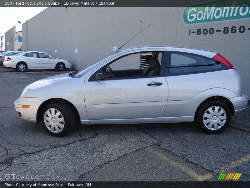 CD Silver Metallic / Charcoal 2007 Ford Focus ZX3 S Coupe