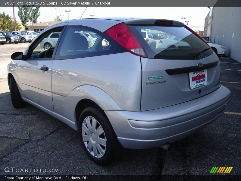 CD Silver Metallic / Charcoal 2007 Ford Focus ZX3 S Coupe