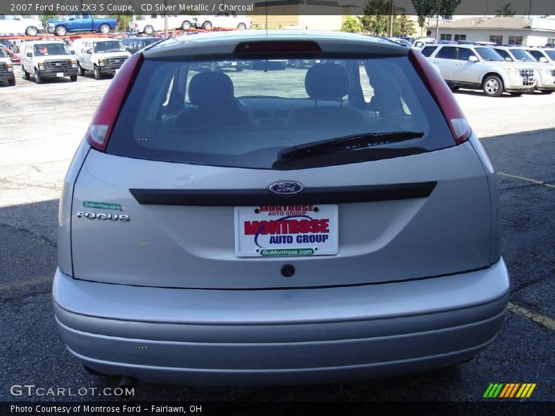 CD Silver Metallic / Charcoal 2007 Ford Focus ZX3 S Coupe