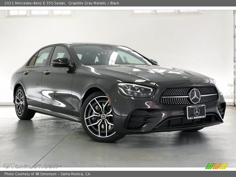 Graphite Gray Metallic / Black 2021 Mercedes-Benz E 350 Sedan
