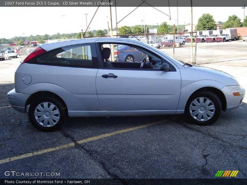 CD Silver Metallic / Charcoal 2007 Ford Focus ZX3 S Coupe