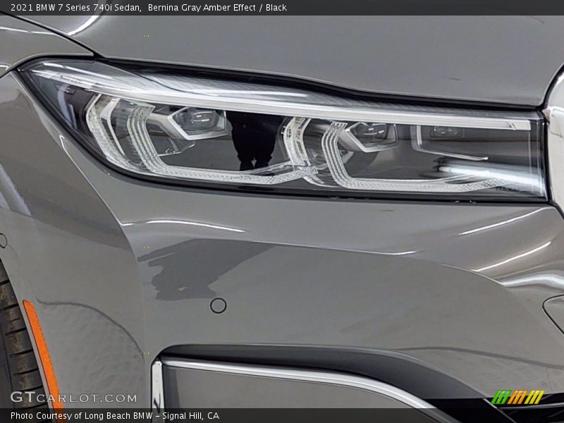 Bernina Gray Amber Effect / Black 2021 BMW 7 Series 740i Sedan