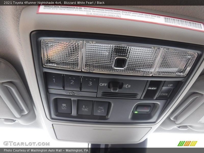 Blizzard White Pearl / Black 2021 Toyota 4Runner Nightshade 4x4
