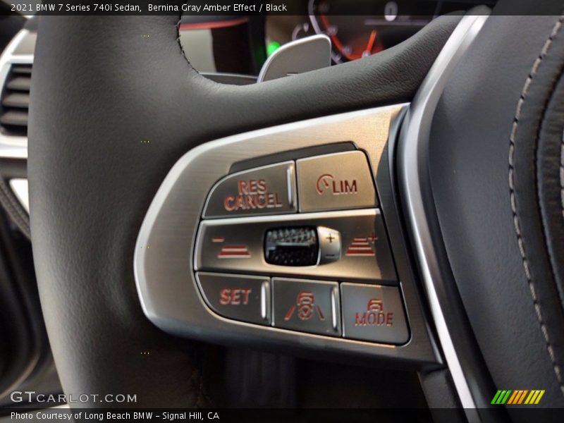 Bernina Gray Amber Effect / Black 2021 BMW 7 Series 740i Sedan