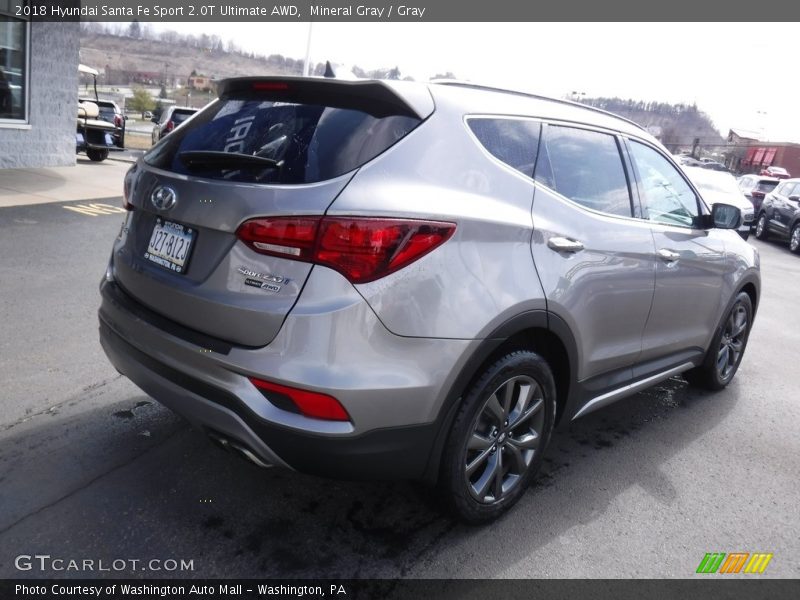 Mineral Gray / Gray 2018 Hyundai Santa Fe Sport 2.0T Ultimate AWD