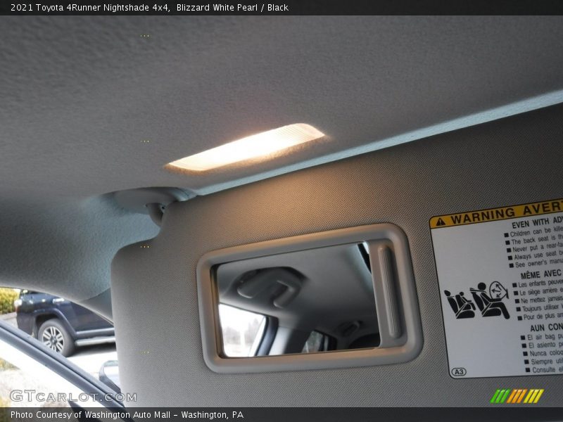 Blizzard White Pearl / Black 2021 Toyota 4Runner Nightshade 4x4