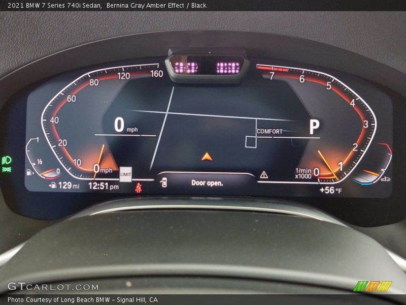 Bernina Gray Amber Effect / Black 2021 BMW 7 Series 740i Sedan