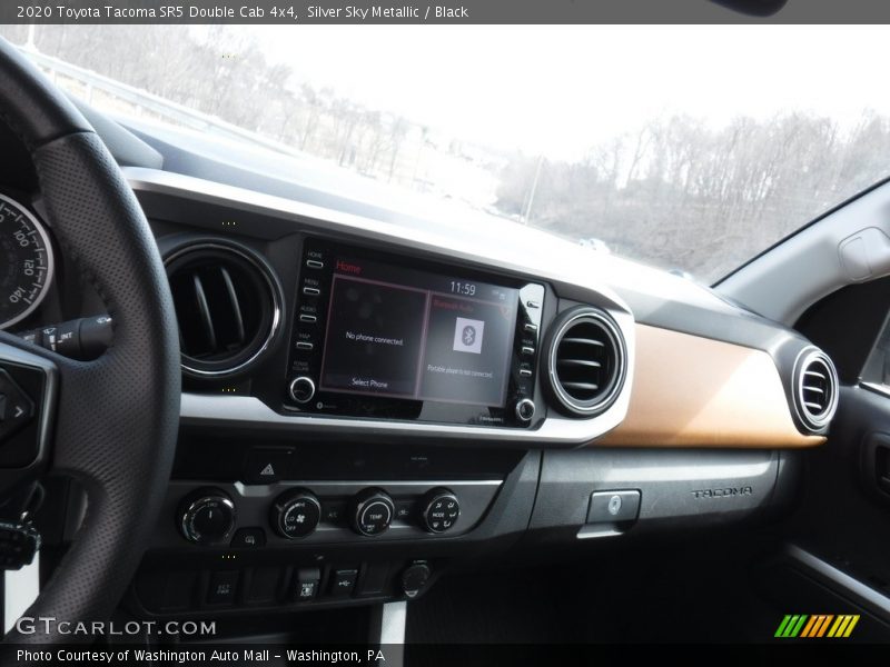 Silver Sky Metallic / Black 2020 Toyota Tacoma SR5 Double Cab 4x4