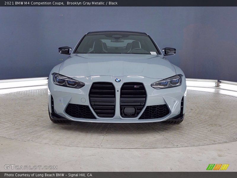 Brooklyn Gray Metallic / Black 2021 BMW M4 Competition Coupe