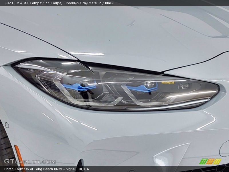 Brooklyn Gray Metallic / Black 2021 BMW M4 Competition Coupe