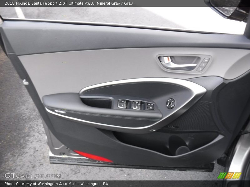 Mineral Gray / Gray 2018 Hyundai Santa Fe Sport 2.0T Ultimate AWD