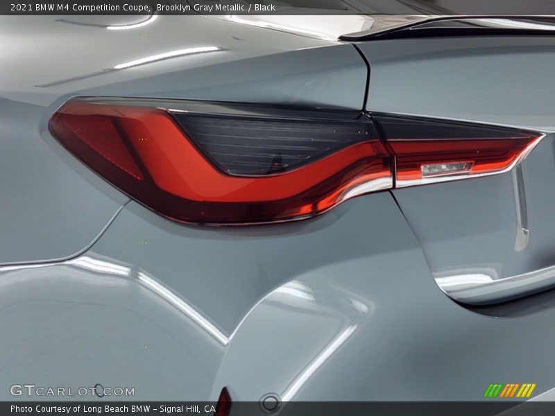 Brooklyn Gray Metallic / Black 2021 BMW M4 Competition Coupe