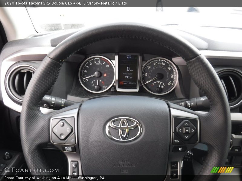 Silver Sky Metallic / Black 2020 Toyota Tacoma SR5 Double Cab 4x4