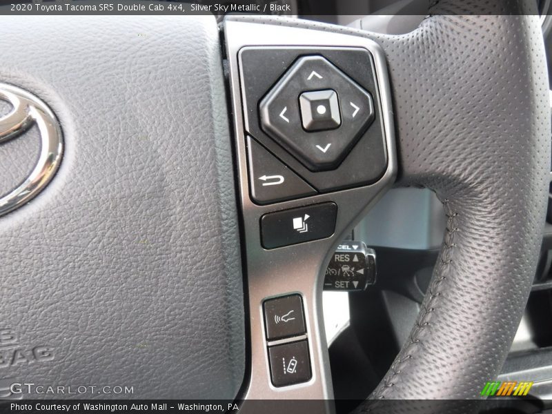 Silver Sky Metallic / Black 2020 Toyota Tacoma SR5 Double Cab 4x4