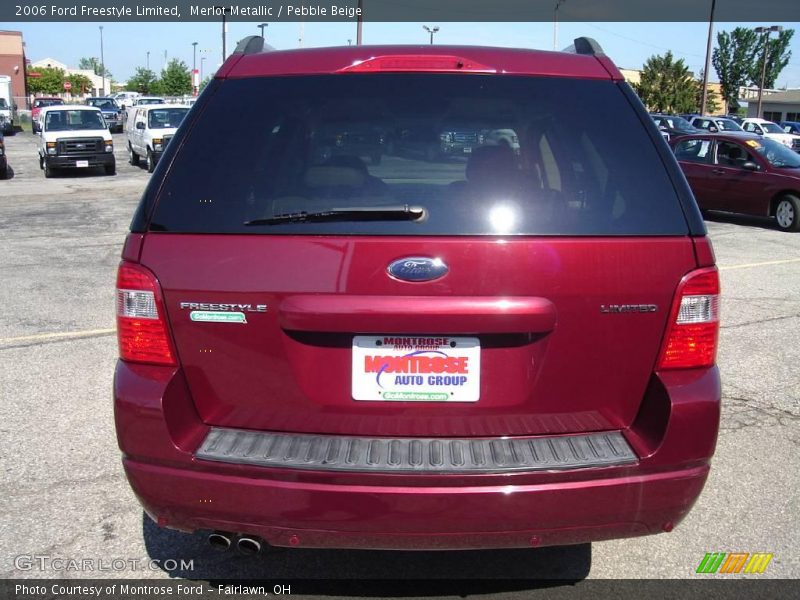 Merlot Metallic / Pebble Beige 2006 Ford Freestyle Limited