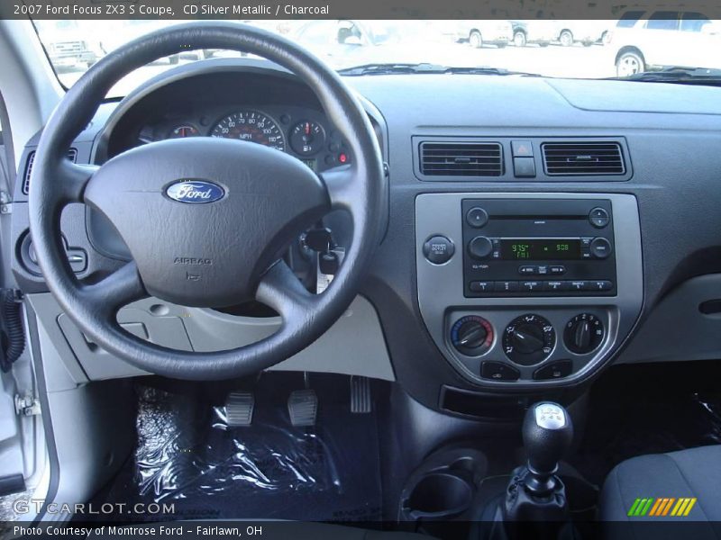 CD Silver Metallic / Charcoal 2007 Ford Focus ZX3 S Coupe