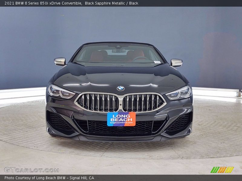 Black Sapphire Metallic / Black 2021 BMW 8 Series 850i xDrive Convertible