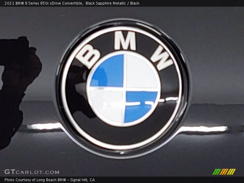 Black Sapphire Metallic / Black 2021 BMW 8 Series 850i xDrive Convertible