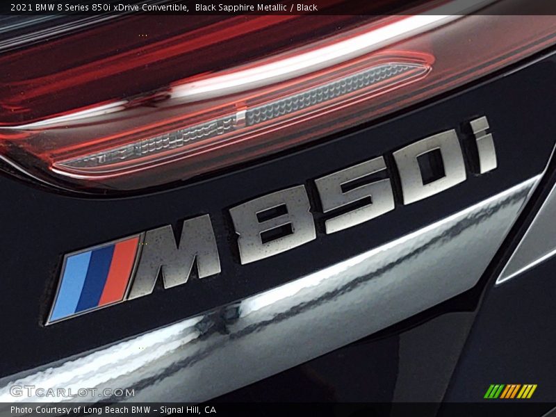 Black Sapphire Metallic / Black 2021 BMW 8 Series 850i xDrive Convertible