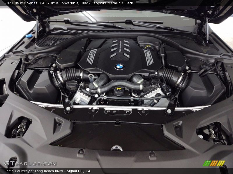  2021 8 Series 850i xDrive Convertible Engine - 4.4 Liter M TwinPower Turbocharged DOHC 32-Valve VVT V8