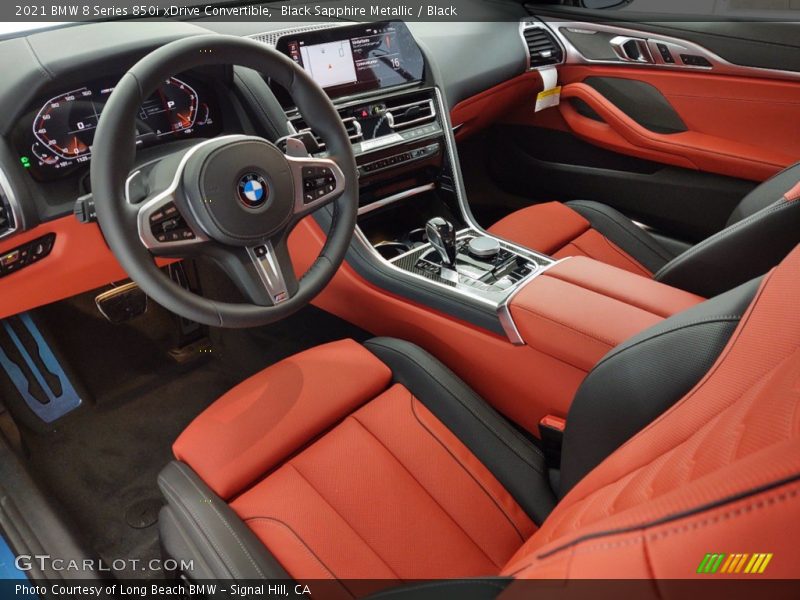  2021 8 Series 850i xDrive Convertible Black Interior