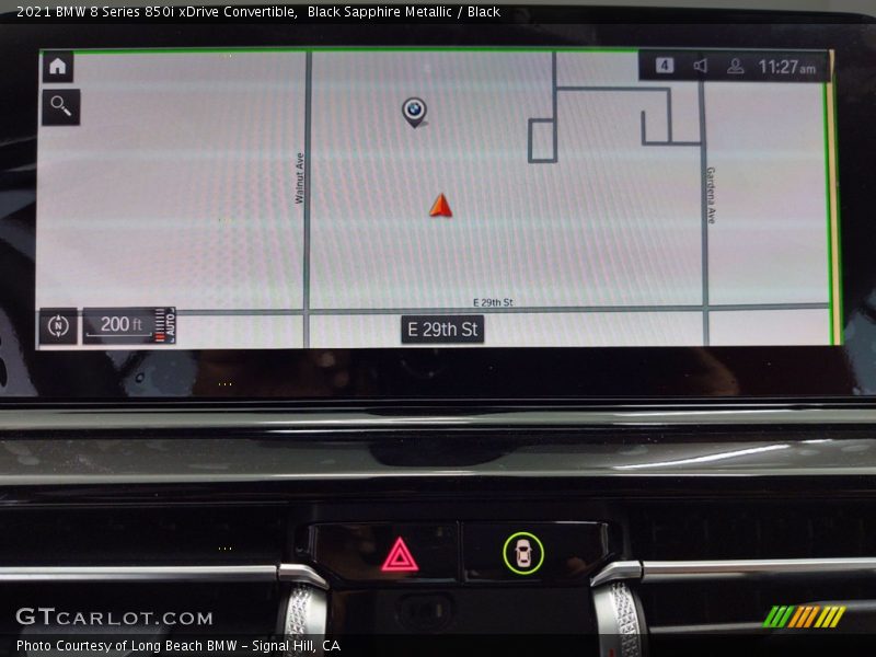 Black Sapphire Metallic / Black 2021 BMW 8 Series 850i xDrive Convertible