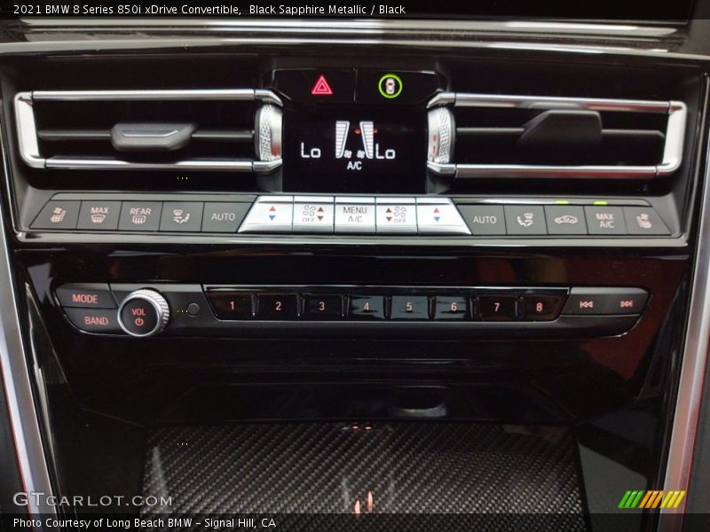 Black Sapphire Metallic / Black 2021 BMW 8 Series 850i xDrive Convertible