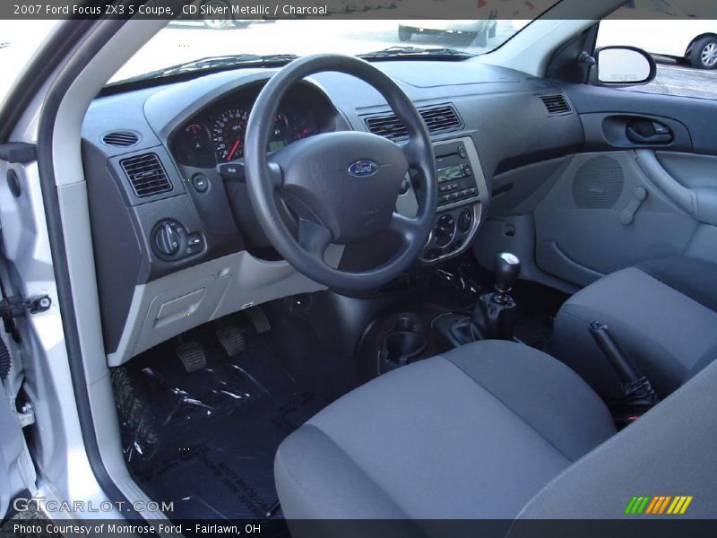 CD Silver Metallic / Charcoal 2007 Ford Focus ZX3 S Coupe