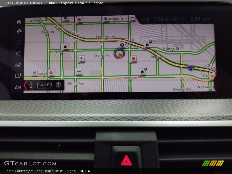 Black Sapphire Metallic / Cognac 2021 BMW X3 sDrive30i
