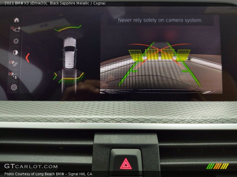 Black Sapphire Metallic / Cognac 2021 BMW X3 sDrive30i
