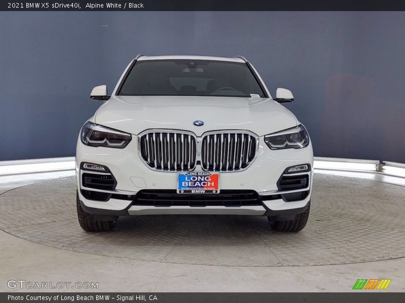 Alpine White / Black 2021 BMW X5 sDrive40i