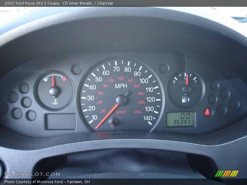 CD Silver Metallic / Charcoal 2007 Ford Focus ZX3 S Coupe