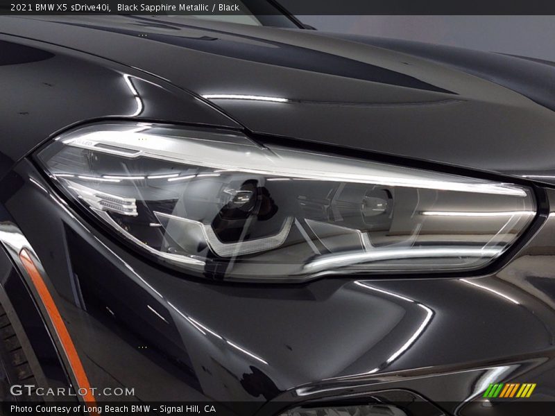 Black Sapphire Metallic / Black 2021 BMW X5 sDrive40i
