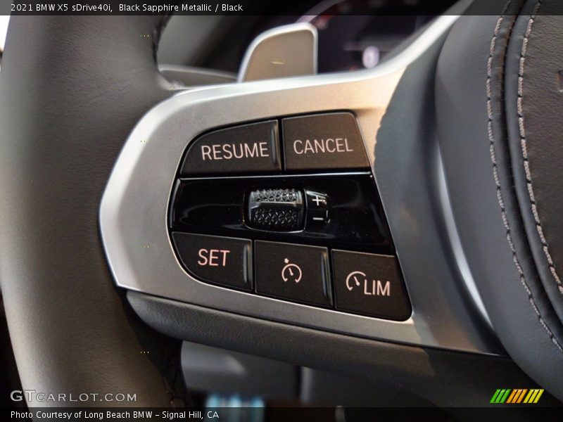 Black Sapphire Metallic / Black 2021 BMW X5 sDrive40i