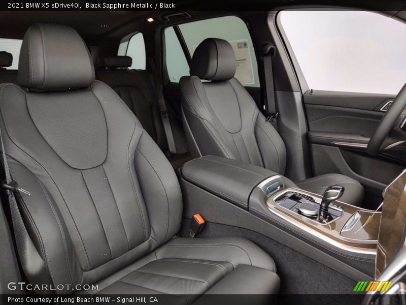 Black Sapphire Metallic / Black 2021 BMW X5 sDrive40i