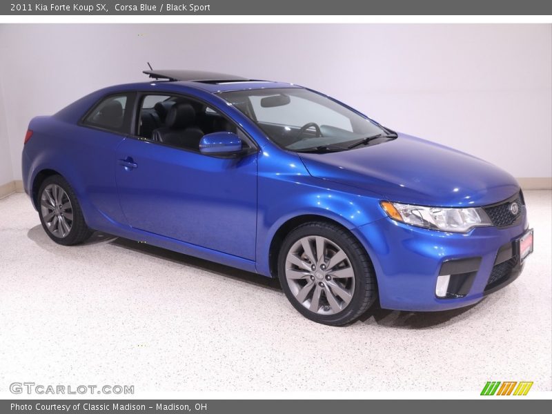 Corsa Blue / Black Sport 2011 Kia Forte Koup SX